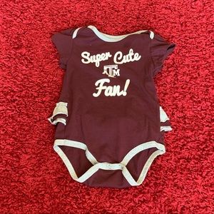Aggie girls onesie